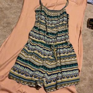 Aztec pattern romper size Medium.